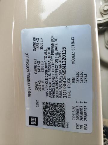 1GTG5CEN5N1320115 GMC Canyon Elevation
