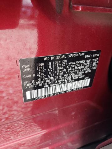 4S4WMARD5K3418500 Subaru Ascent Touring