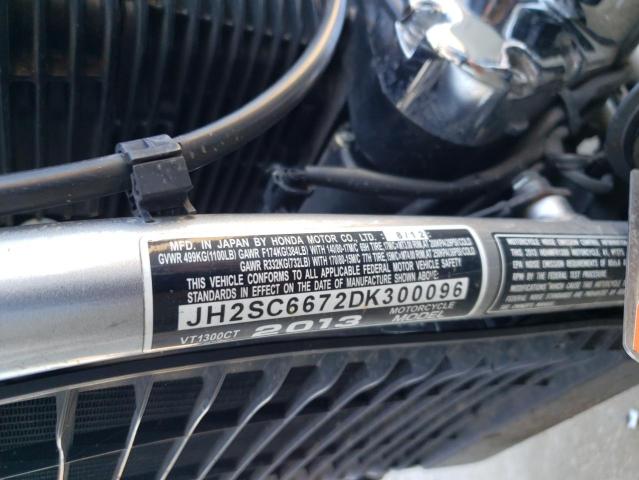 2013 HONDA VT1300 CT JH2SC6672DK300096