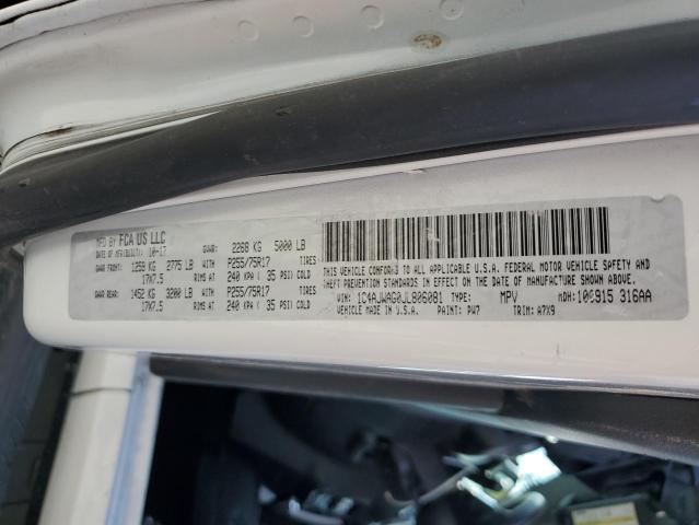 1C4AJWAG0JL806081 Jeep Wrangler Sport