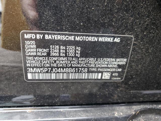 3MW5P7J04M8B61758 BMW 330e