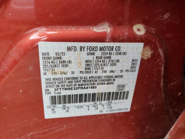 3FTTW8E32PRA41480 Ford Maverick Xl