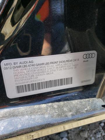 VIN WAUAFAFL0DN024315 2013 Audi A4, Premium no.12