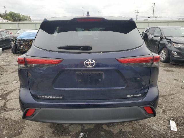 VIN 5TDHZRBH0LS016328 2020 Toyota Highlander, Xle no.6