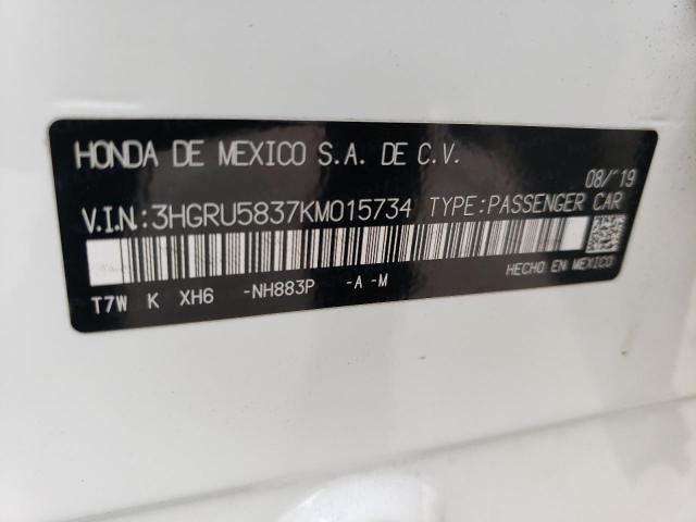 2019 HONDA CRV EX 3HGRU5837KM015734