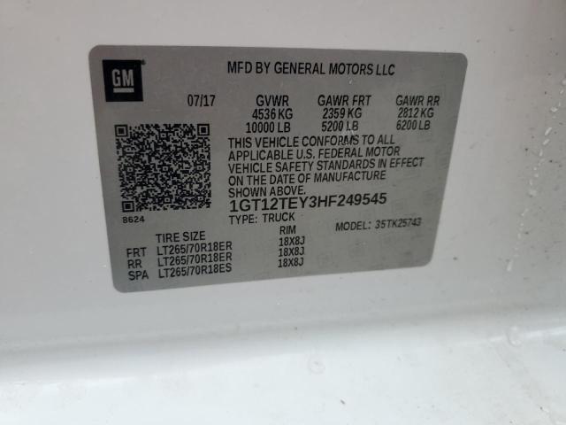 1GT12TEY3HF249545 GMC Sierra K2500 Slt