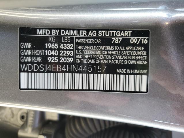 WDDSJ4EB4HN445157 Mercedes-Benz CLA 250