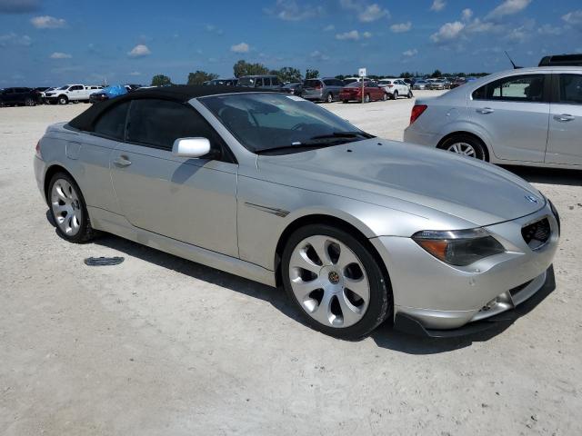 VIN: WBAEK13597CN81937 Auction: COPART Lot: 67999543 Location: FL - PUNTA GORDA SOUTH WBAEK13597CN81937 BMW 6 SERIES 2007 SILVER Photo 4
