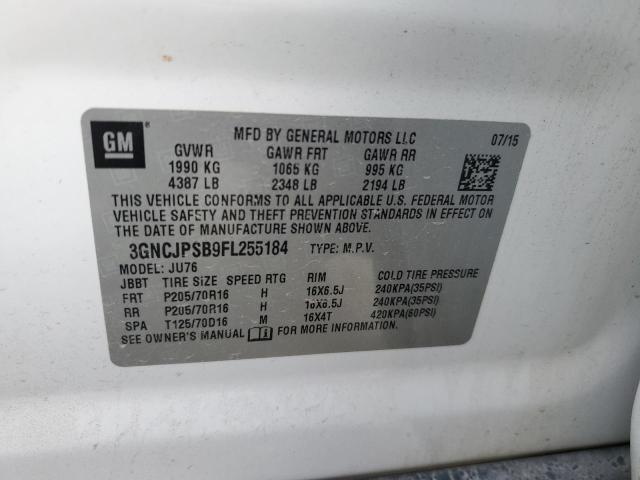 2015 CHEVROLET TRAX 1LS - 3GNCJPSB9FL255184