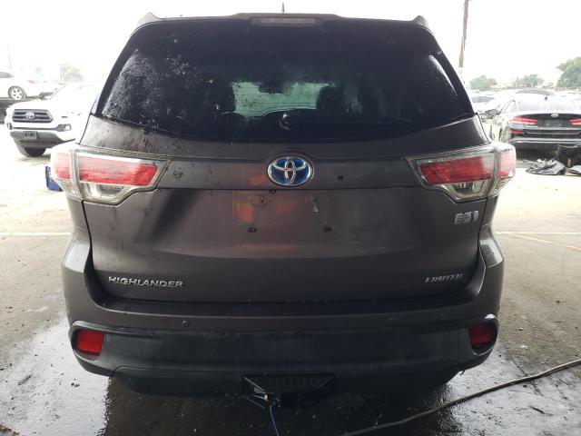 VIN 5TDDCRFH4FS007999 2015 Toyota Highlander, Hybri... no.6