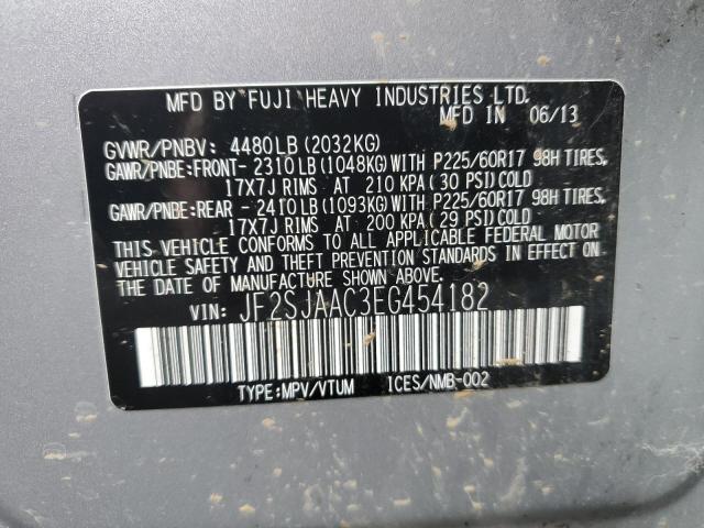 JF2SJAAC3EG454182 Subaru Forester 2.5i