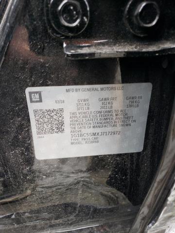 1G1BC5SMXJ7172972 Chevrolet CRUZE LS