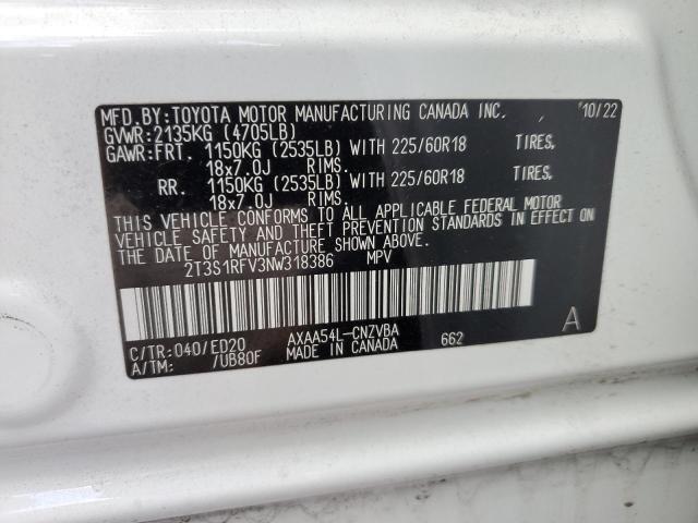 2022 TOYOTA RAV4 TRD O - 2T3S1RFV3NW318386