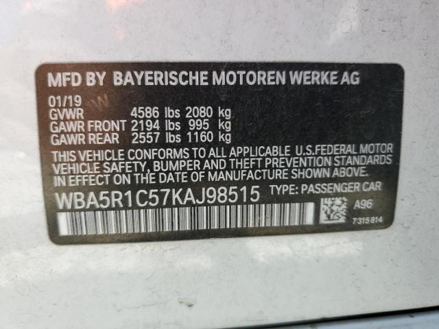 WBA5R1C57KAJ98515 BMW 3 Series 330I 12