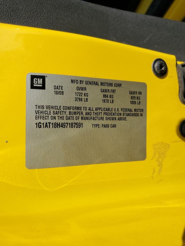 1G1AT18H497187591 2009 Chevrolet Cobalt Lt