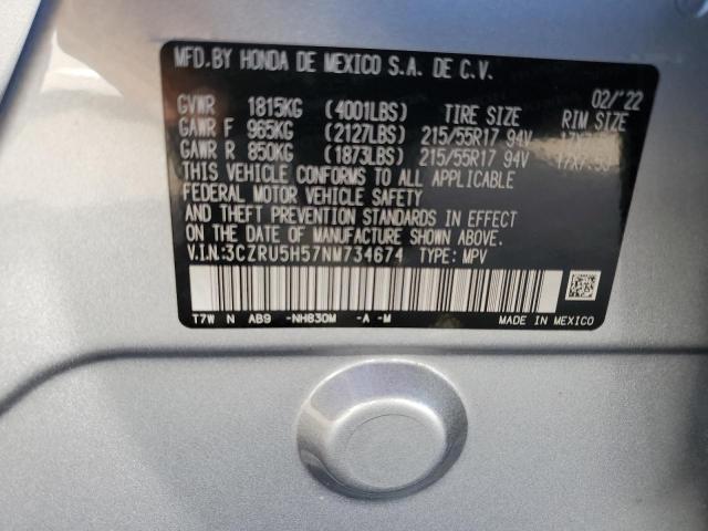 3CZRU5H57NM734674 Honda HR-V EX
