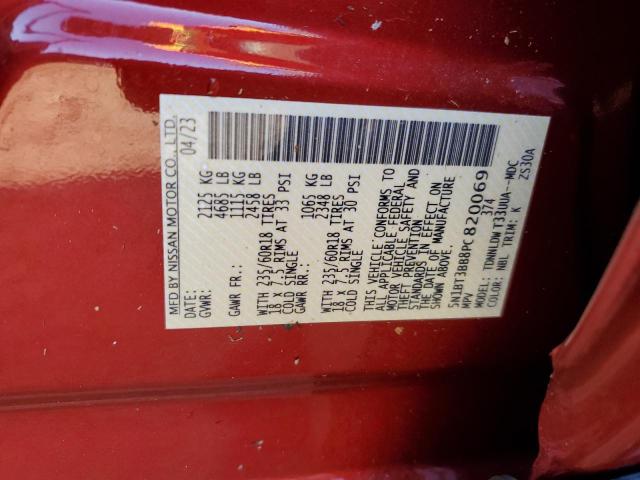 5N1BT3BB8PC820069 Nissan ROGUE SV