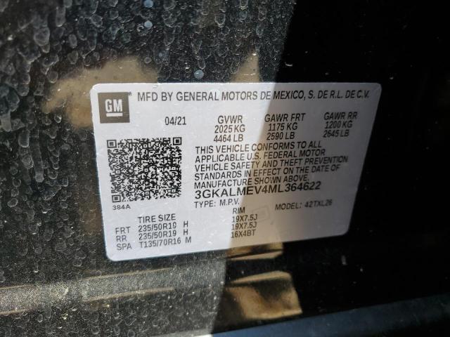 3GKALMEV4ML364622 GMC Terrain Sle