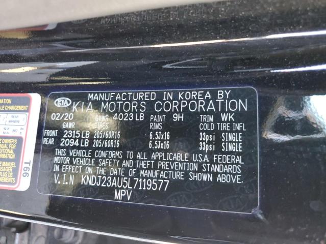 KNDJ23AU5L7119577 | 2020 KIA SOUL LX