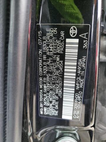 JTDKDTB31F1104554 Toyota PRIUS C
