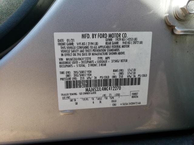 2021 FORD ECOSPORT S - MAJ6S3JL4MC412270