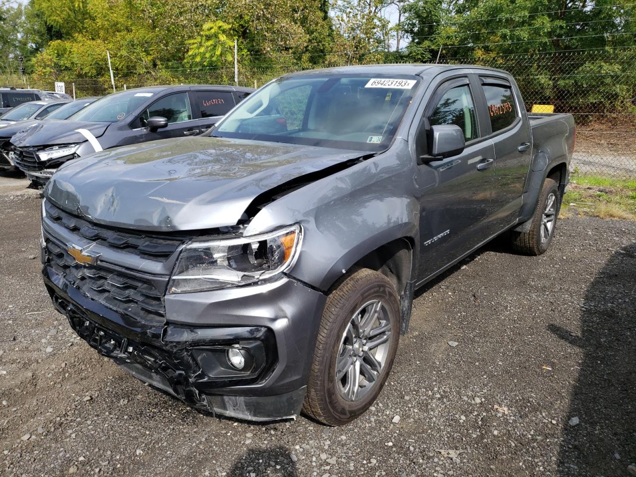 VIN: 1GCGSCENXN1135602 2022 CHEVROLET COLORADO