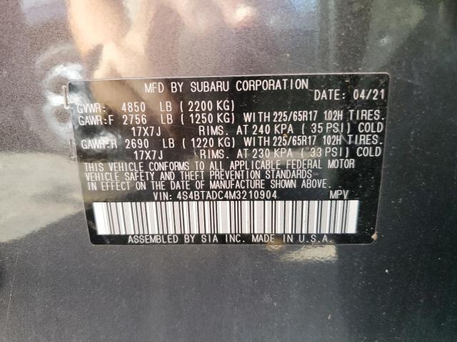 4S4BTADC4M3210904 Subaru Outback Premium