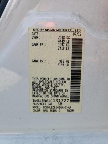 1N4BL4EW3LC131727 Nissan ALTIMA SL
