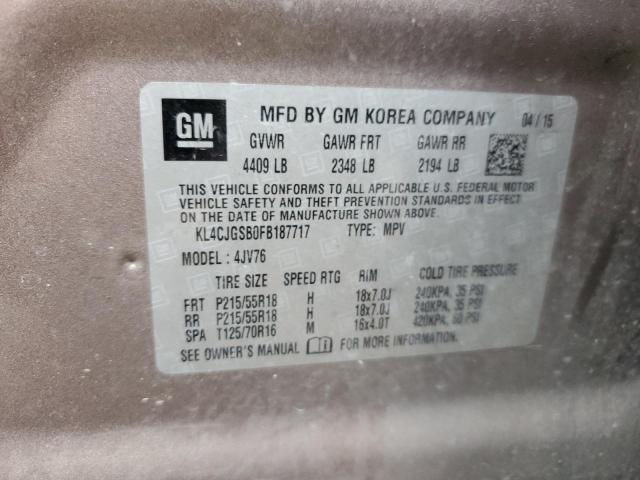KL4CJGSB0FB187717 Buick Encore