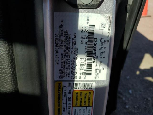 3FA6P0H76FR305931 Ford FUSION SE