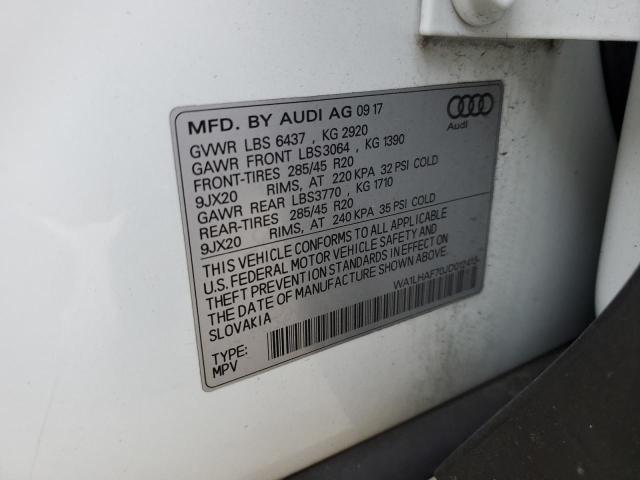 VIN WA1LHAF70JD012413 2018 Audi Q7, Premium Plus no.12