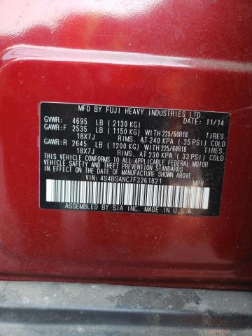 4S4BSANC7F3261821 Subaru Outback 2.5i Limited