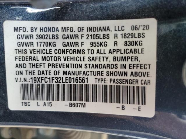 2020 HONDA CIVIC EX - 19XFC1F32LE016561