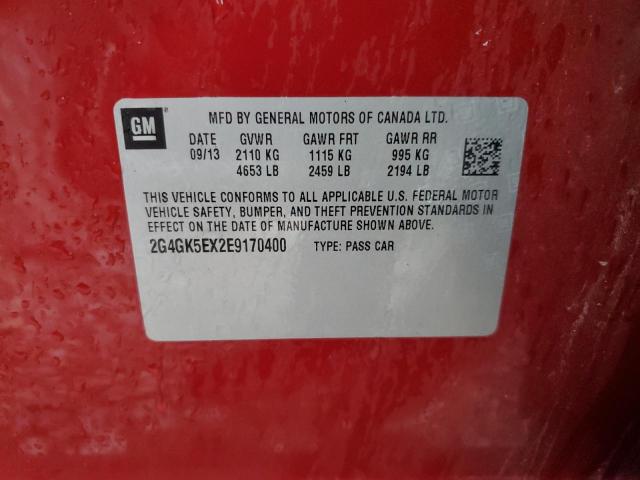2G4GK5EX2E9170400 Buick Regal