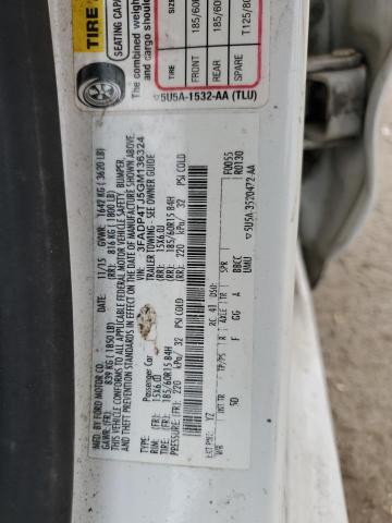 2016 FORD FIESTA 3FADP4TJ5GM136324