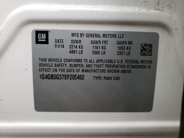 1G4GB5G37EF205482 Buick Lacrosse