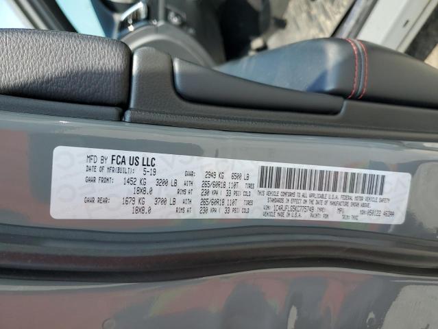 1C4RJFLG5KC775749 Jeep Grand Cherokee Trailhawk
