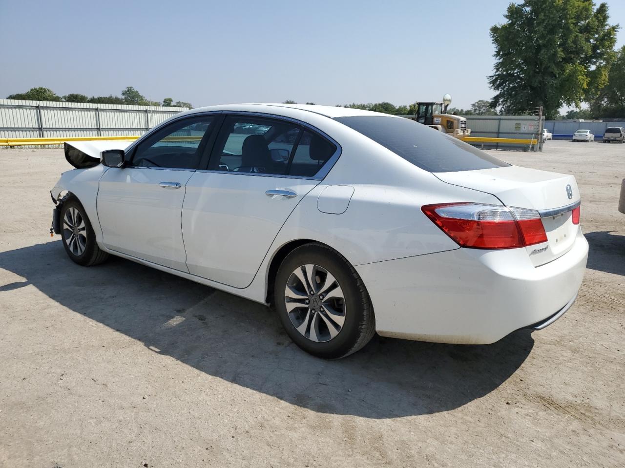 HONDA ACCORD LX 2013 white  gas 1HGCR2F3XDA097693 photo #3