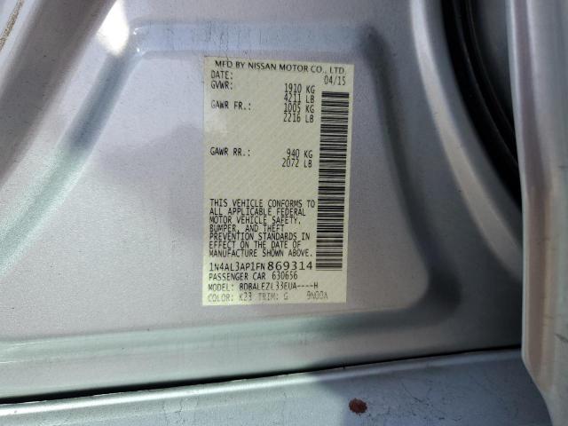 1N4AL3AP1FN869314 Nissan ALTIMA 2.5