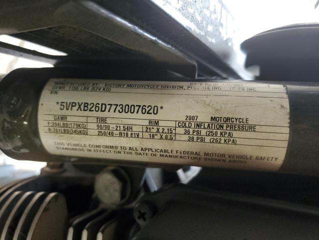 2007 VICTORY MOTORCYCLES VEGAS JACK - 5VPXB26D773007620