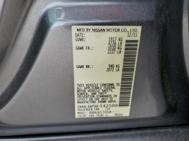2016 NISSAN ALTIMA 2.5 - 1N4AL3AP5GC142500