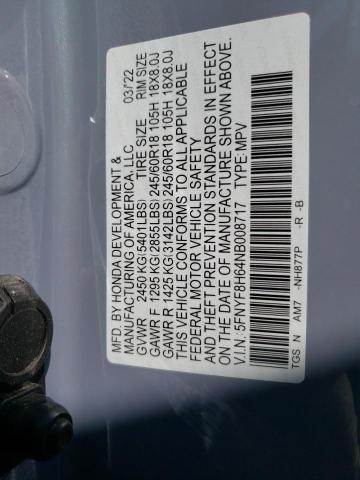 5FNYF8H64NB008717 Honda Passport Trail Sport