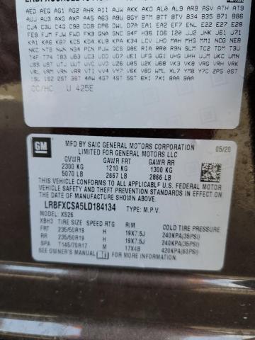 LRBFXCSA5LD184134 Buick Envision Essence