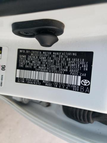 5YFBURHE4FP203361 Toyota COROLLA L