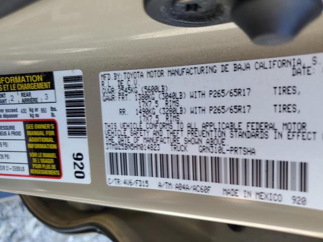 2017 Toyota Tacoma Dou 3.5L(VIN: 3TMDZ5BN5HM014823