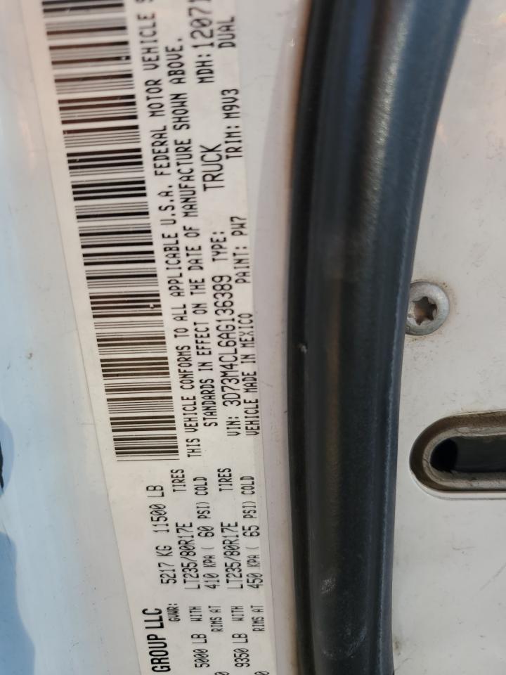 3D73M4CL6AG136389 2010 Dodge Ram 3500 3D73M4CL6AG136389 2010 Dodge Ram 3500