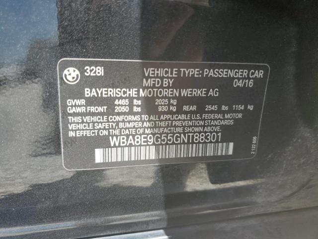 WBA8E9G55GNT88301 BMW 328 I Sulev