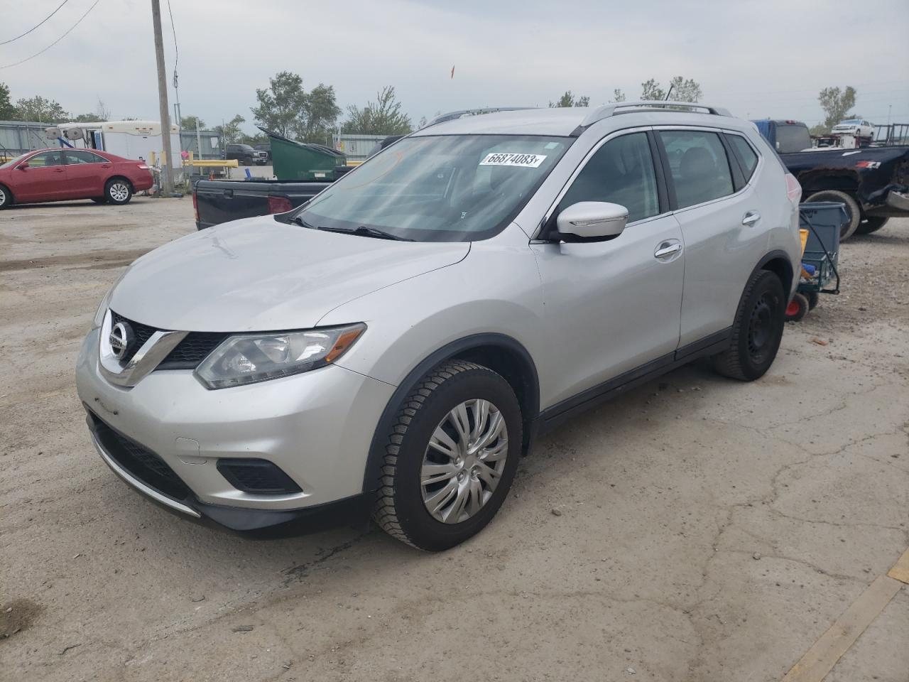 5N1AT2MT8EC****** Salvage and Wrecked 2014 Nissan Rogue in IN - Dyer