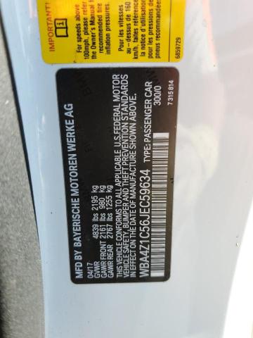 WBA4Z1C56JEC59634 BMW 430I