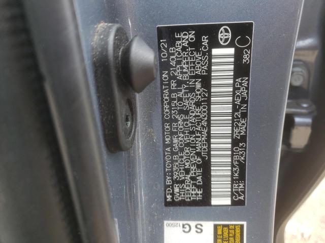 2022 TOYOTA COROLLA LE - JTDEPMAE4N3001127